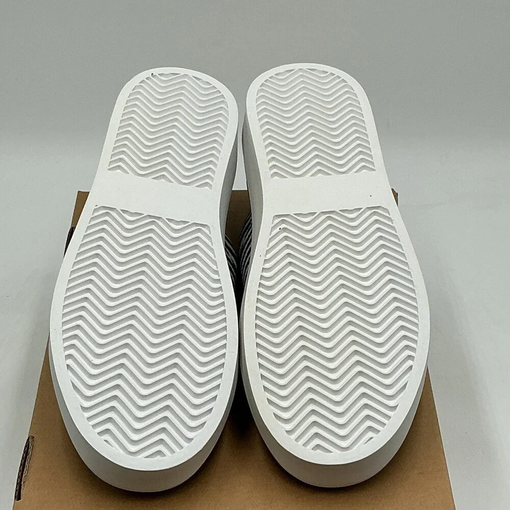 Ted Baker Shorno Sneakers Women's US 8 D Blue White Stripe Skate Shoes Eby4475